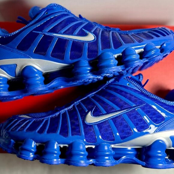 Nike Shox TL Hyper Royal Blue Metallic Silver AV3595-400 Sz: 12 | NWB no lid - Picture 6 of 10